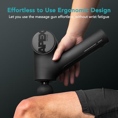opove Apex Massage Gun Deep Tissue 14.5mm Percussion Fascia Muscle Massager for Athletes Workout Pain Relief Recovery Rela...