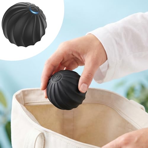 VEATYNICE Cordless Electric Massage Ball – USB Rechargeable Portable Massager, Skin-Soft Silicone for Foot, Back, Neck, Sh...
