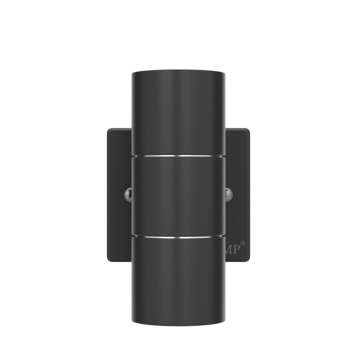 LMP Modern Outdoor Wall Light, Black Aluminum Finish, 4 Pack, Model ZY-B1005BLACK4