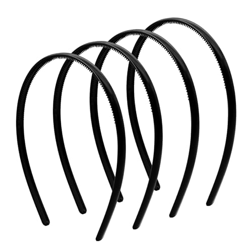 forenee Plastic Thin Skinny Headbands - Headbands for Women - Plain Headband for Girls DIY - Hair Bands Teeth Comb Headban...