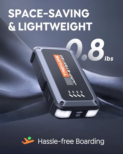 TREKURE Portable Car Battery Jump Starter 4000A 16800mAh Jump Box, Car Battery Jumper Starter Portable Jumper Cables for c...