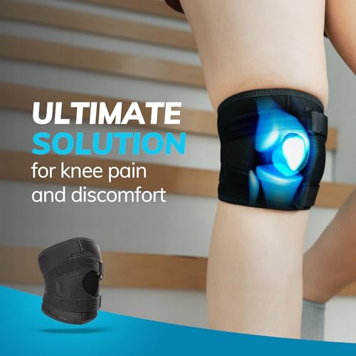 BraceAbility Patella Tracking Knee Brace - Short Running, Exercise, Basketball Support Sleeve Stabilizer for Post Kneecap ...