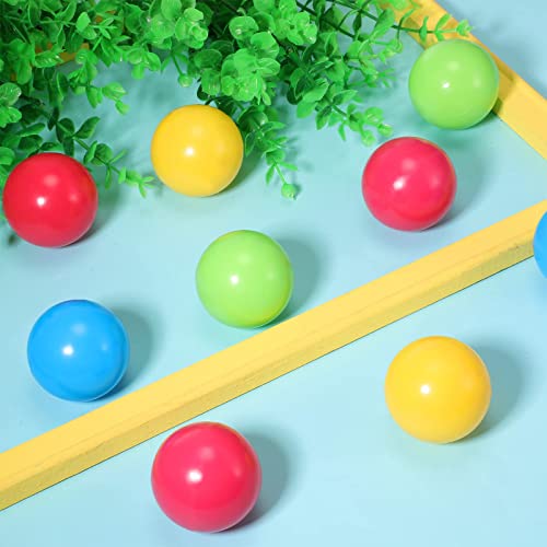 Civaner 12 Pieces Multi Colored Plastic Replacement Balls Small Bulldozer Popper Toy Balls 1.75 Inch Soft Crush Proof Air ...