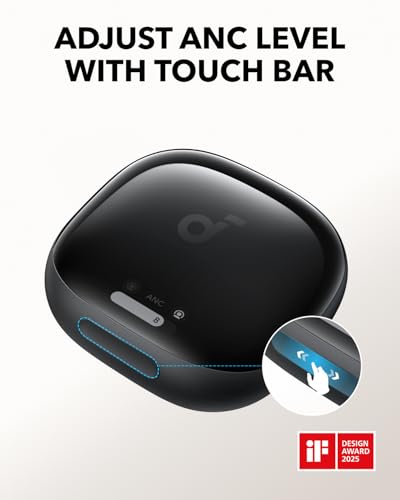 Soundcore Liberty 4 Pro by Anker, Noise Cancelling Wireless Earbuds, 7-Sensor and Real-Time Adaptive Noise Cancelling, 2× ...