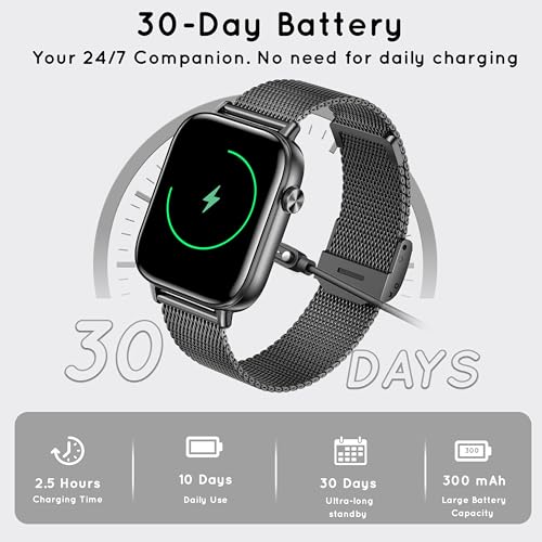 Smart Watch for Men Women (Answer/Make Calls) 1.83" HD 3 Bands Smartwatch Compatible Android iPhone Phones with Fitness St...