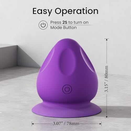MANFLY Mountable Massage Ball with Suction Base, Sports Relaxation Muscle Massage Tool, Deep Tissue Trigger Point Massager...