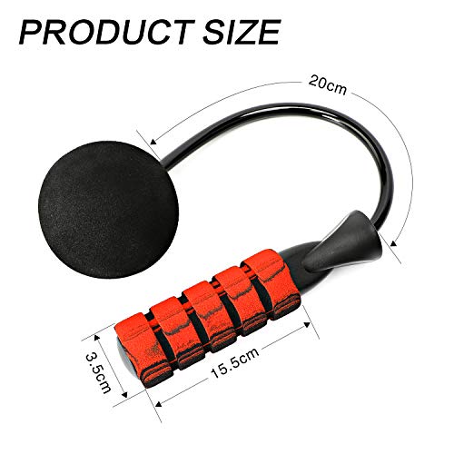 APLUGTEK Jump Rope, Training Ropeless Skipping Rope for Fitness, Adjustable Weighted Cordless Jump Rope for Men and Women