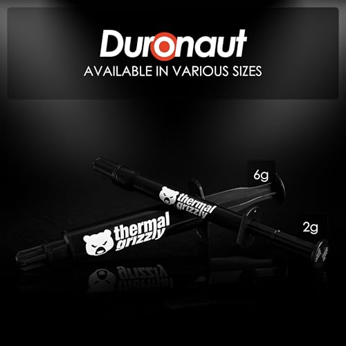Thermal Grizzly Duronaut - 6 Gram - Enhanced Durability & High Performance Thermal Paste - for Maximum Thermal Conductivit...