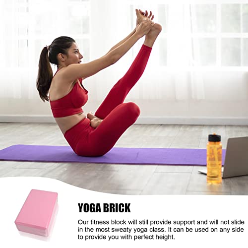 Doefo Yoga Blocks 2 Pack, Non-Slip EVA Foam Yoga Block, Pilates Block, Workout Blocks for Stretching, Meditation, Stable H...