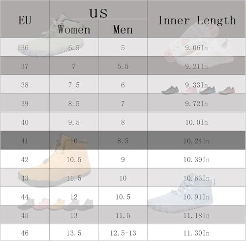 Hike Barefoot Shoes Womens Men Footwear,Pro-Healthy&Non-Slip Water Shoe for Women Men, Wide Toe Running Shoes Boots Sneake...