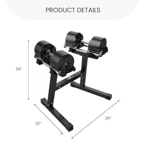 FF Finer Form Nuobell Adjustable Dumbbell Rack & Stand for Nuobell Adjustable Dumbbell Set – Safe, Convenient, and Prevent...