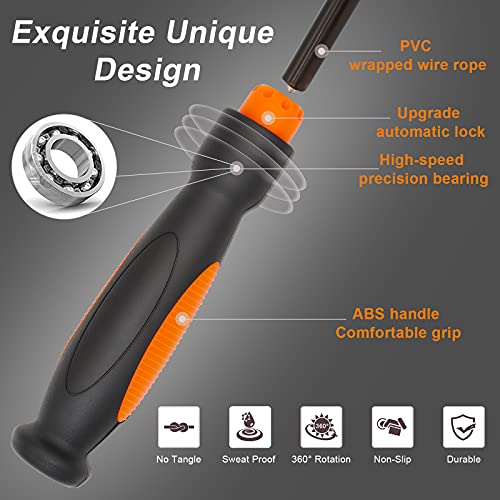 Agicogeo Cordless Jump Ropes, Bod Ropes Beachbody Mbf, Best for Fitness and Weight Loss, Ropeless Jump Rope with Weighted ...