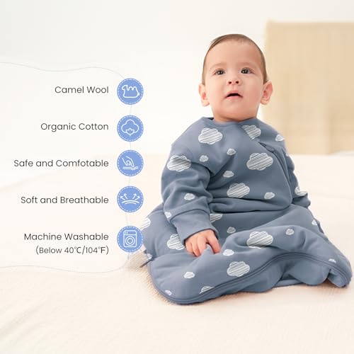 Unisex Sleeping Bag for Babies and Toddlers 3.5 Tog Sleep Sack, Baby Sleep Sack, One piece with sleeves, Gifts for Baby