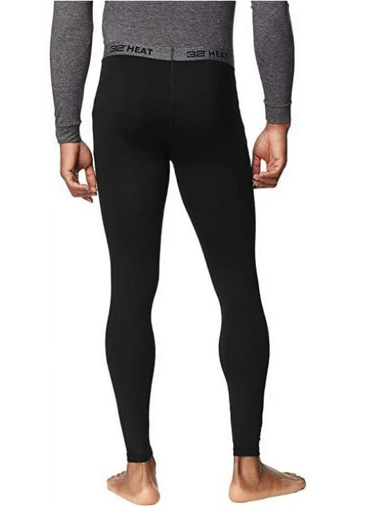 32 Degrees Men's 2-Pack Performance Lightweight Thermal Baselayer Legging Pant