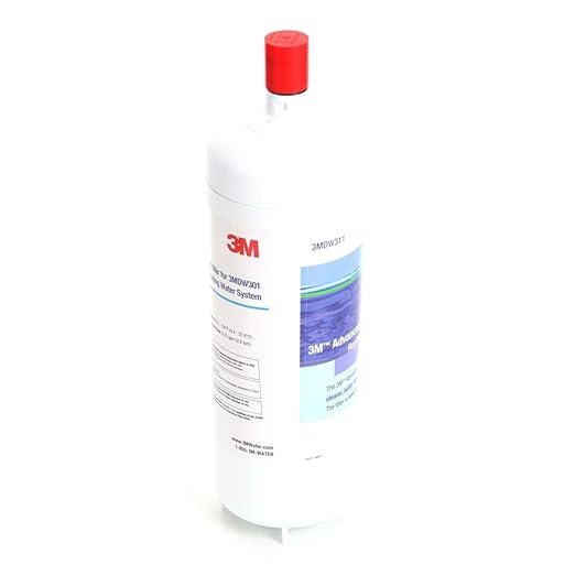 3M Water Filtration System Under Sink Dedicated Faucet Replacement Water Filter Cartridge DW311-01