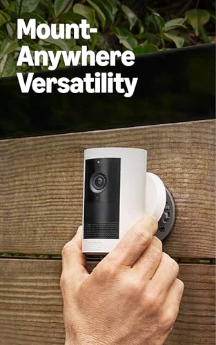 Ring Outdoor Cam Plus, Battery (newest model), Home or business security, Wide-Angle 2K Video with Ring Vision, Low-Light ...