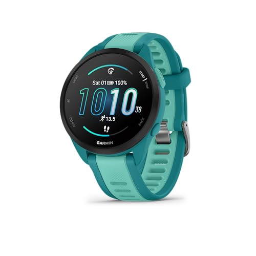 Garmin Forerunner 165 Music GPS Running Smartwatch, Fitness Tracker Smart Watch for Women and Men Bundle with Accessories...