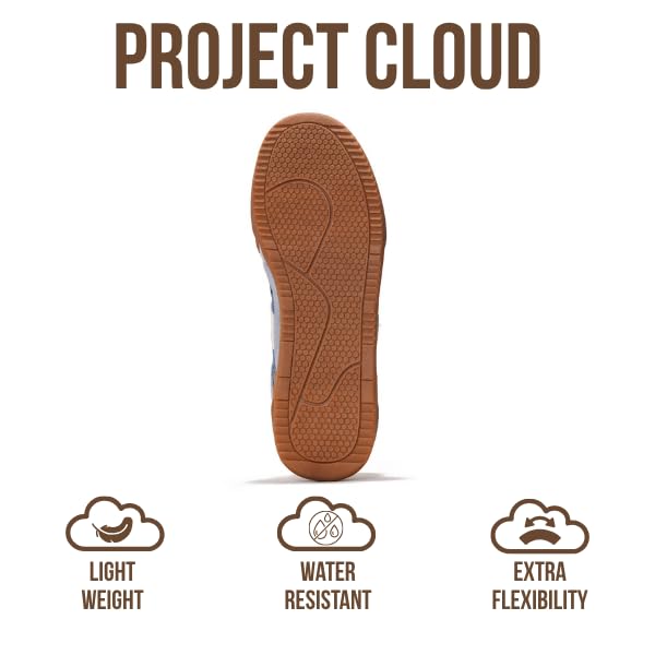 Project Cloud Genuine Leather Casual Sneakers for Women - Memory Foam Insoles Lace-Up Womens Shoes & Lightweight Women's F...