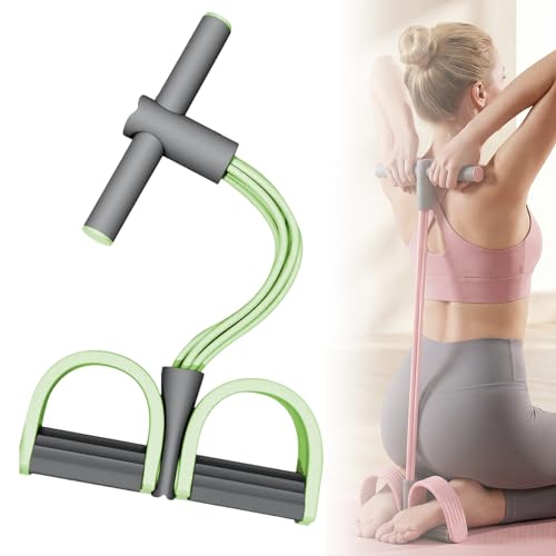 Pedal Resistance Bands with Handles, Multifunction Elastic Yoga Resistance Band,Foot Pedal Resistance Band,Yoga Elastic Ex...