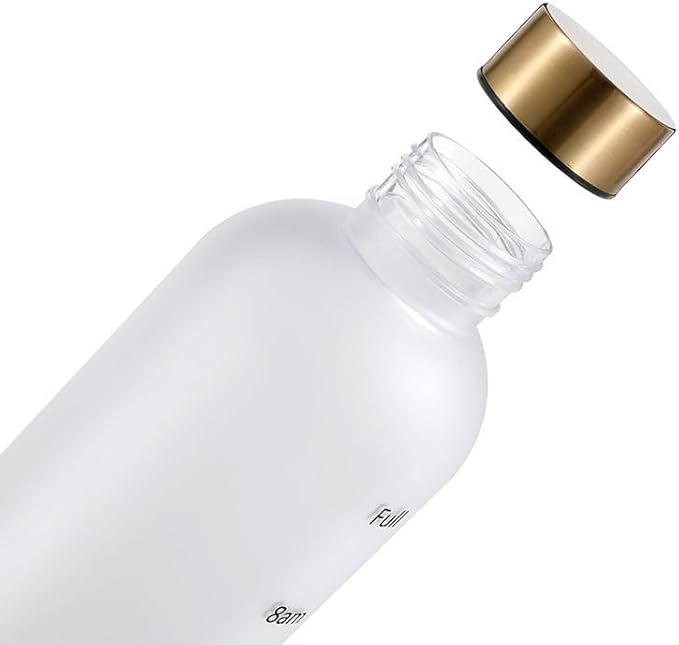 Fitness Sport Water Bottle with Carrying Strap 1000 ml / 32 oz With Time Marker Cute Motivational Water Bottles for Travel, Sports, Home, School,Gym,Yoga,Office-Multicolor (White)