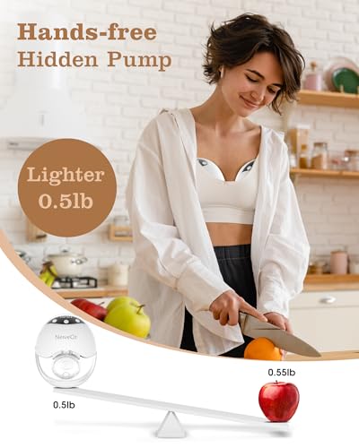 Electric Breast Pump Hands Free, Wearable Breast Pump with 4 Modes/12 Levels, Portable Painless Pumping, Adjustable Flange...