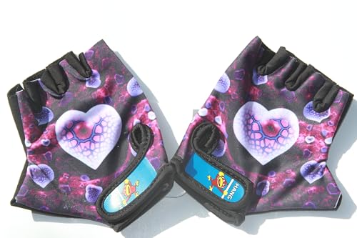 HANG Monkey Bar Gloves 5 and 6 Years Old Kids with Grip Control Parkour Bike Gymnastic