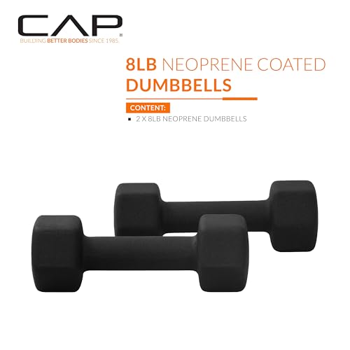 CAP Barbell Neoprene Dumbbell Weights Pairs & Sets | Multiple Colors