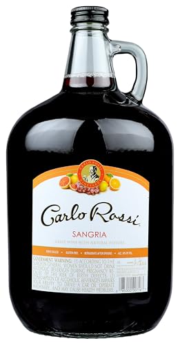 Carlo Rossi Sangria, Red Wine, 4 Liters Bottle