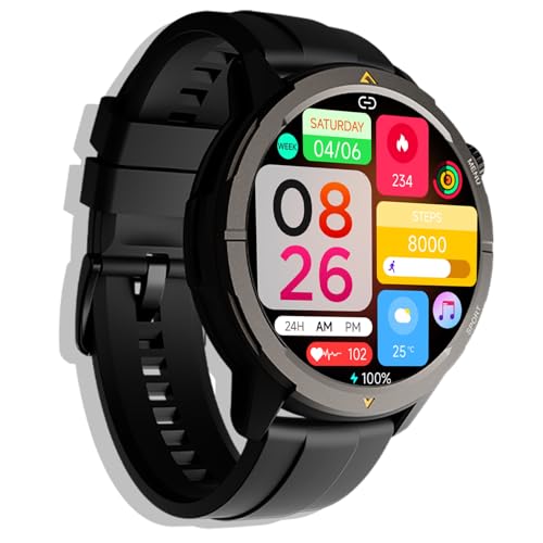 AGM Legion Rugged Smart Watch for Men, 5ATM Waterproof, Shockproof & Drop-proof, 100+ Sports Modes, Bluetooth Calling, Com...