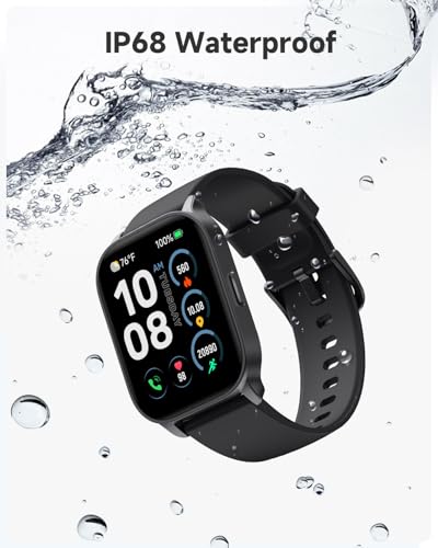 TOOBUR Smart Watch for Men Women, Smartwatch Compatible Android and iOS Phone, Answer/Make Calls, Fitness Tracker Watch, H...