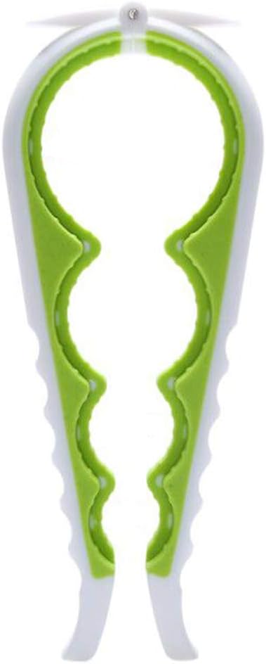 Jar Opener Can Opener Bottle Opener for Seniors, Arthritis Hands and Anyone with Low Strength, Arthritis Jar Openers Get Lids Off Easily(Green and White)