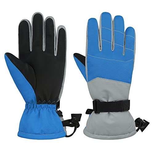 American Trends Kids Waterproof Winter Gloves Warm Snow Gloves Boys Girls Ski Gloves Toddler Mittens Windproof