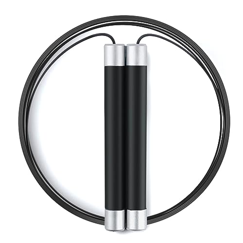 Jump Rope, 1/2 lb Weighted Jump Rope for Fitness Men and Women, Adjustable Jump Rope, Non-Slip Grip Steel Wire Skipping Ro...