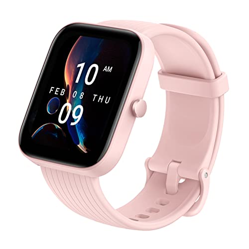 Amazfit Bip 3 Pro Smart Watch for Women, 4 Satellite Positioning Systems, 1.69" Color Display, 14-Day Battery Life, 60+ Sp...