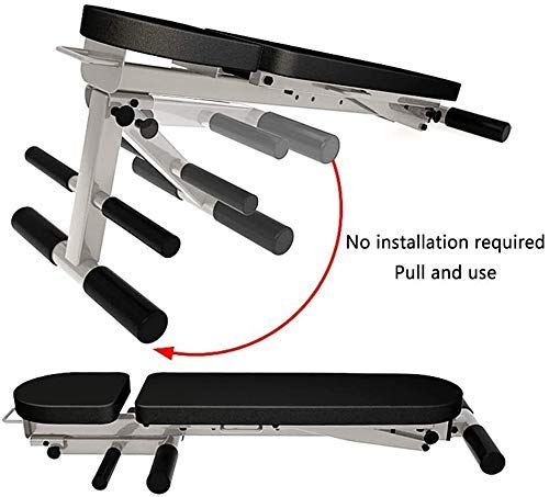 Weight Benches Fold Fitness Dumbbell Stool Adjustable Bench Sit-Ups Home Fitness Equipment Strength Training/Pad Load - 200Kg