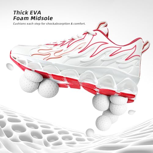 Mens Running Shoes Mesh Breathable Trail Runners Fashion Sport Blade Walking Tennis Sneakers