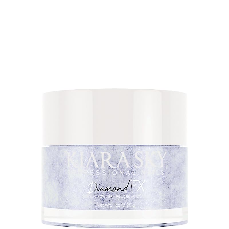 KIARA SKY Diamond FX Acrylic - Reflective Glitter Acrylic Powder For Nails - Ice Cold