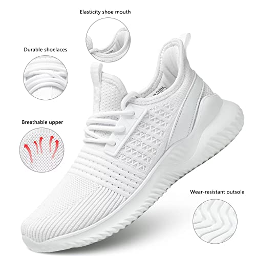 Chopben Women's Walking Shoes Lightweight Breathable Running Shoes Non Slip Athletic Fashion Sneakers Mesh Workout Casual ...