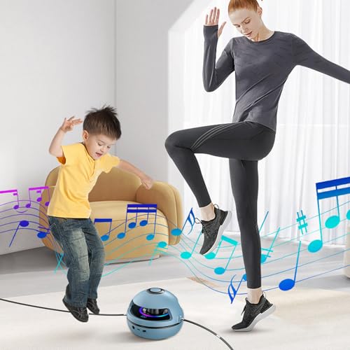 Music Jump Rope Machine Smart Skipping Rope Machine with LED Counter and Speaker, Intelligent Automatic Electric Rope Skip...