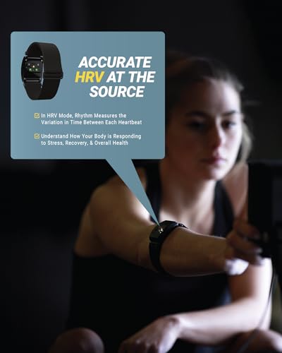 Scosche Rhythm+ 2.0 Heart Rate Monitor Armband for Running, Cycling, Exercise & Recovery with Bluetooth, ANT+, Optical Sen...