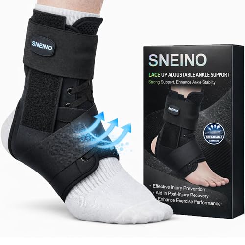 Ankle Brace for Women Men - Ankle Support Brace for Sprained Ankle, Ankle Stabilizer for Achilles, Tendon, Sprain, Injury ...