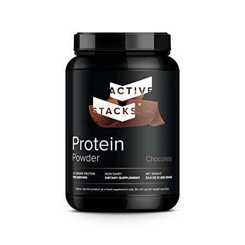 Active Stacks Beef Protein Isolate Powder, Chocolate - Dairy Free with Natural Collagen for Keto, Paleo, Bone Broth & Low ...