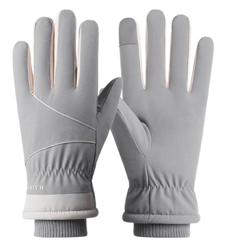 Eohak Winter Women Ski Gloves Windproof Snowboard Glove Touchscreen Glove for Skiing Running and Cycling