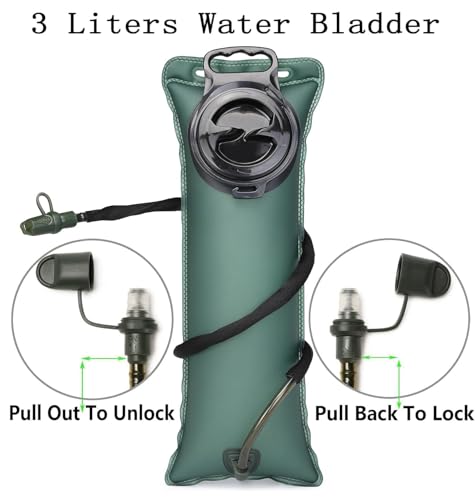 ATBP Insulated Hydration Pack Hiking Water Backpack Running Vest with 3L TPU Bladder Bag for Marathon Cycling Men