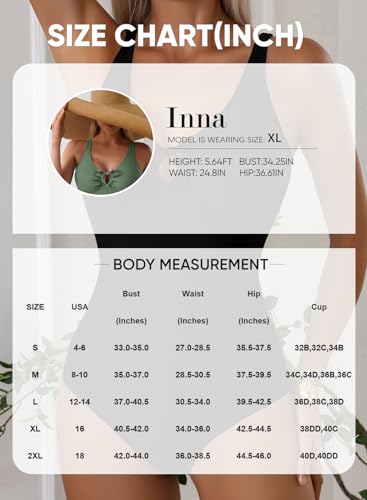 Aleumdr Tummy Control One Piece Bathing Suit for Women V Neck Tie Front Cutout Swimsuit High Cut Slimming Swimwear