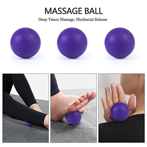 JOYENERGY 5 in 1 Foam Roller Set, Trigger Point Foam Roller Patented, Massage Roller Stick, Massage Ball, Stretching Strap...