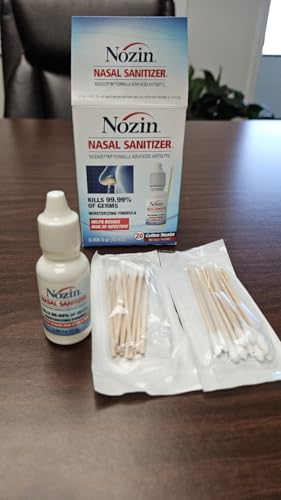 Nozin® Nasal Sanitizer® Antiseptic 12mL Bottle | Kills 99.99% of Germs | 60+ Applications | Trusted by Hospitals | Made in The USA
