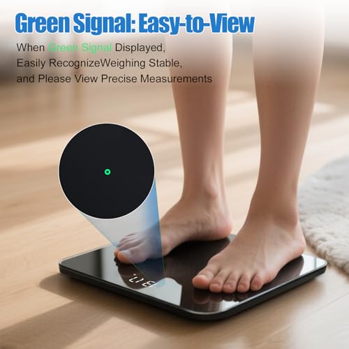 Vitafit Smart Digital Bathroom Scale for Body Weight, High Precision Assured by Weight Scale Professional Factory Since 20...