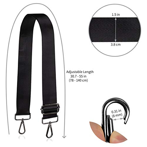 Allzedream Wide Purse Strap Replacement Crossbody Shoulder Bag Adjustable