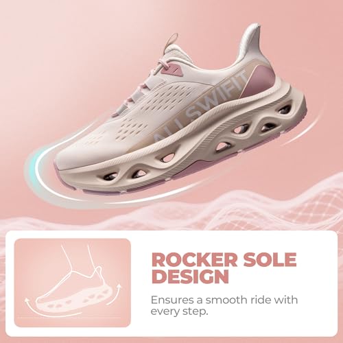 ALLSWIFIT Women's Slip On Walking Shoes Non Slip Cushioning Hands Free Comfort Workout Gym Athletic Casual Breathable Runn...